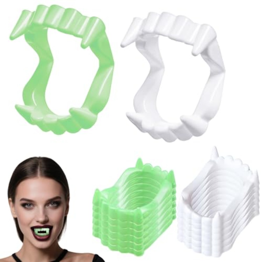 Men'S Vampire Accessories - 12 Peças de Dentes de Vampiro