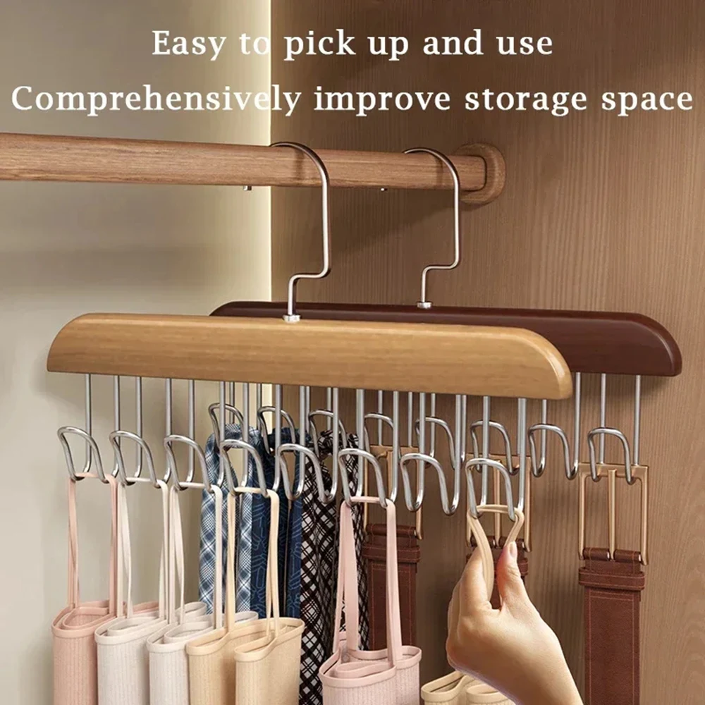 Men'S Accessories Organizer For Wardrobe - Múltiplos Ganchos para Armazenamento de Roupas,