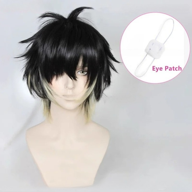 Men'S Yellow Accessories - Peruca de Cosplay Anime Towa Sintética