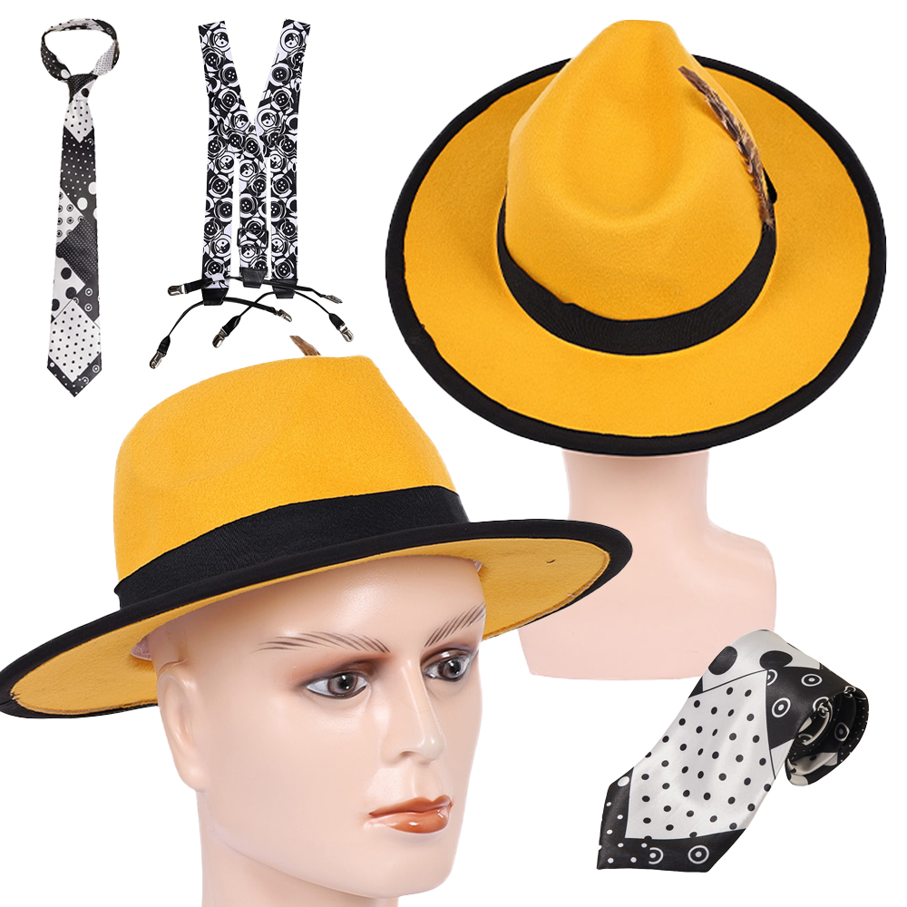 Men'S Yellow Accessories - Fantasia 1994 Máscara do Filme Jim,