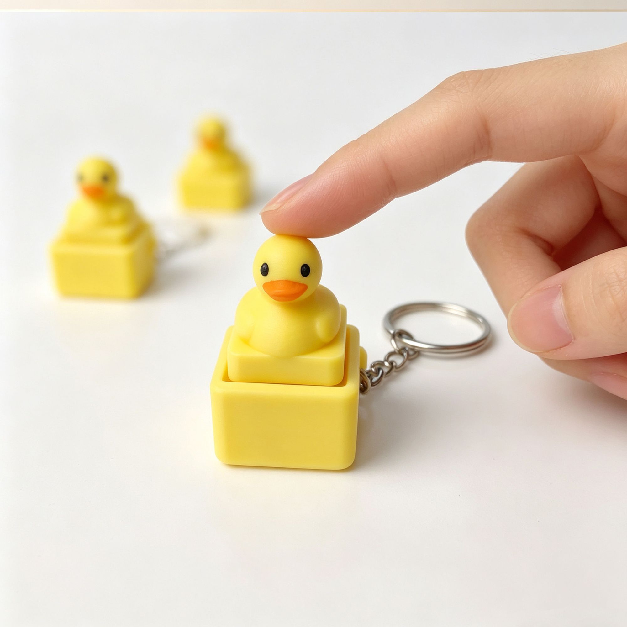 Men'S Yellow Accessories - Chaveiro de Pato Amarelo Fofo, Brinquedo