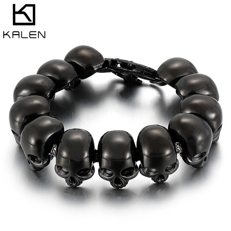 Men Accessories Ring And Bracelet - Pulseira Masculina de Aço Inoxidável Kalen