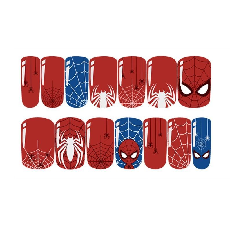 Men Accessories To Look Good - Adesivos de Unha Marvel Avengers Homem-Aranha