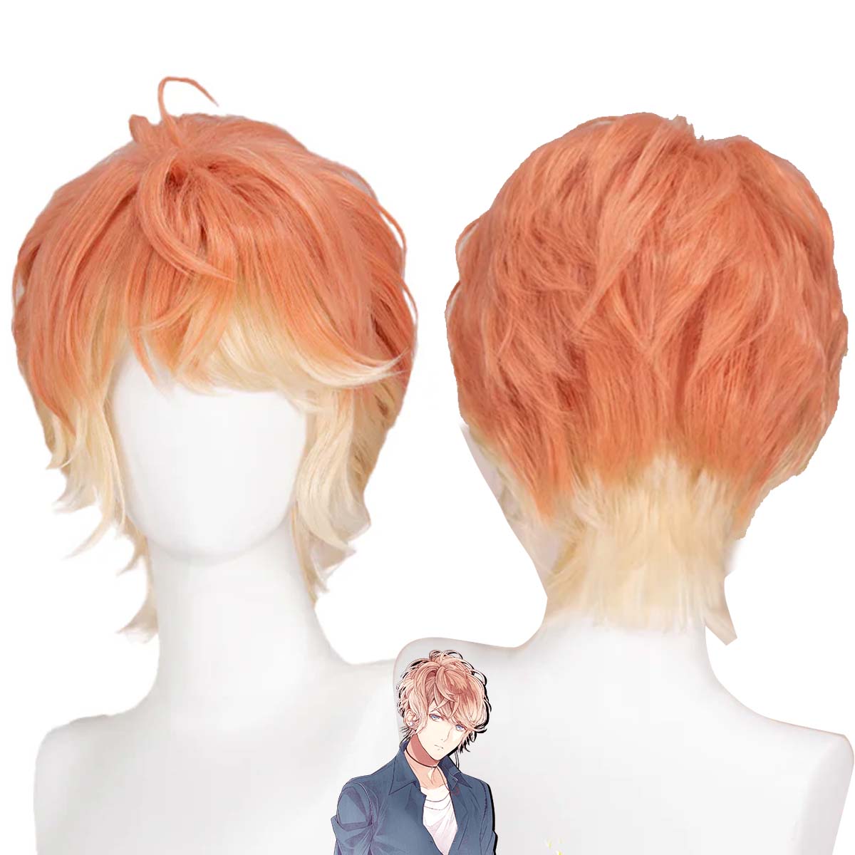 Peruca feminina DOKIDOKI Devil - Men'S Yellow Accessories avaliação e preço