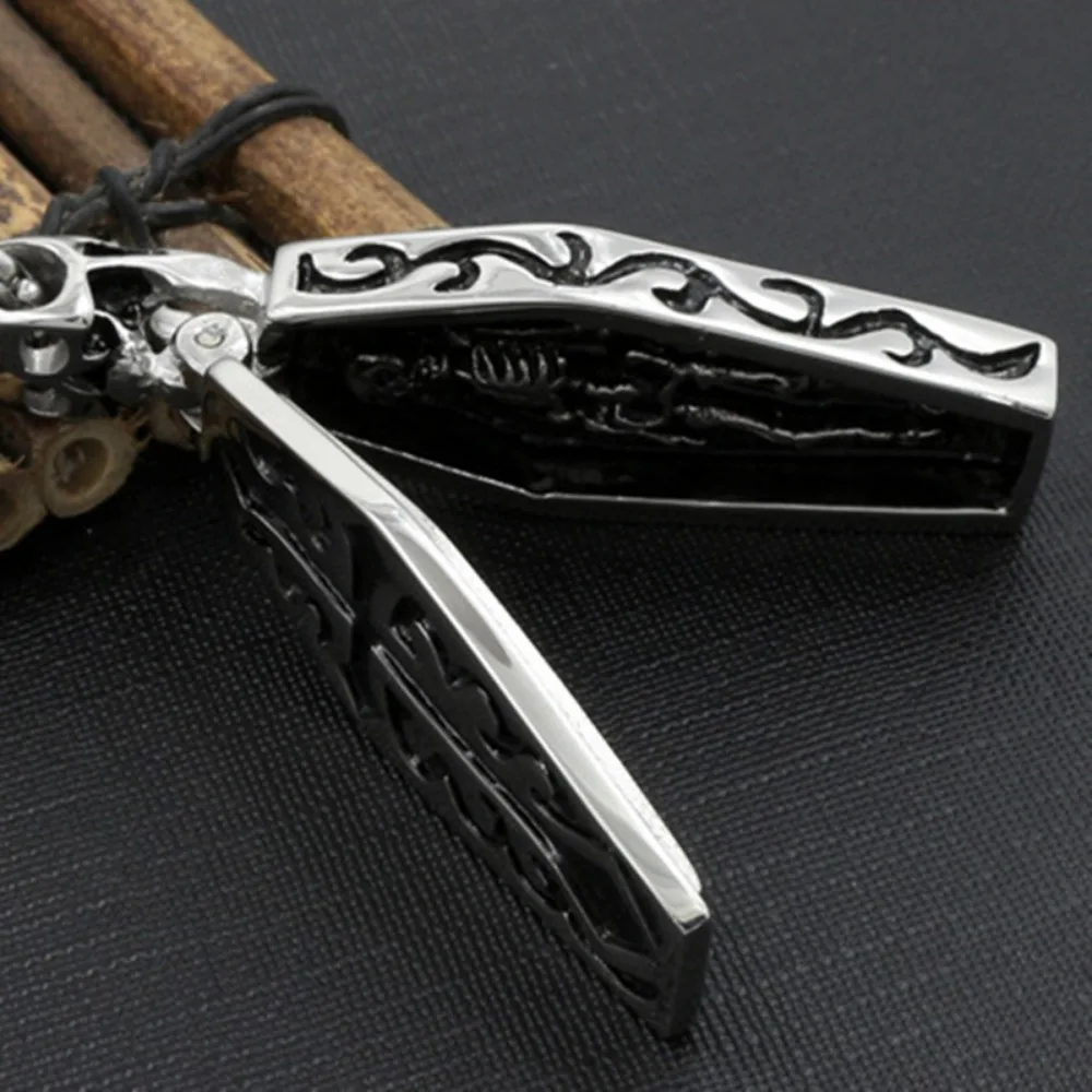 Colar de pingente de caveira g - Men'S Vampire Accessories avaliação e preço