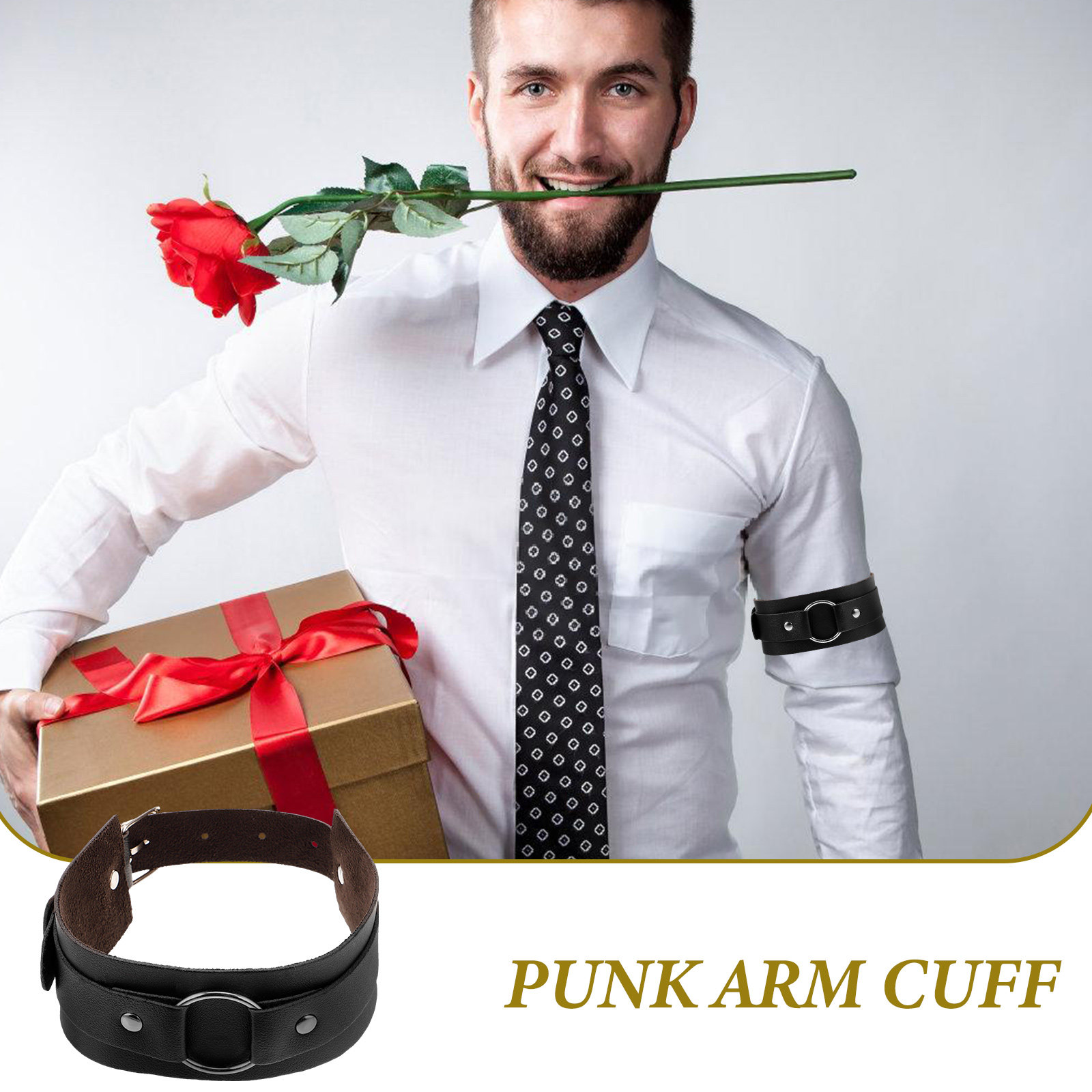 Braçadeira de Braço Ajustável  - Men Accessories Ring And Bracelet avaliação e preço