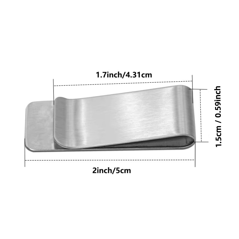20PCS Carteira Slim de Aço Ino - Money Clip Slim avaliação e preço