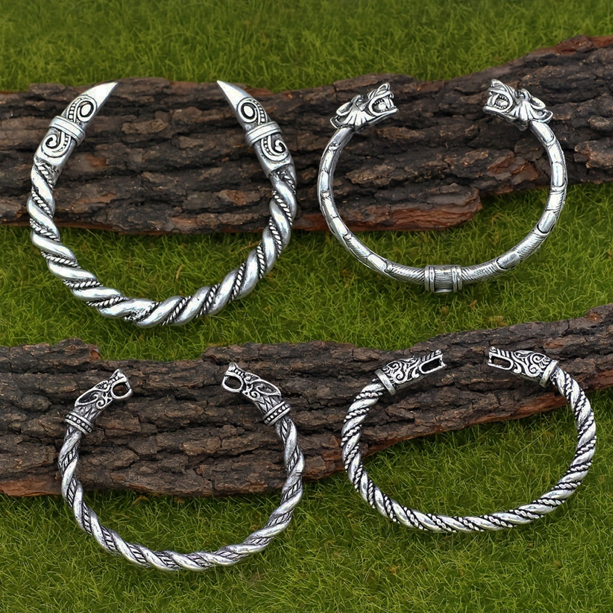 4 peças nórdico viking retro n - Men Accessories Ring And Bracelet avaliação e preço